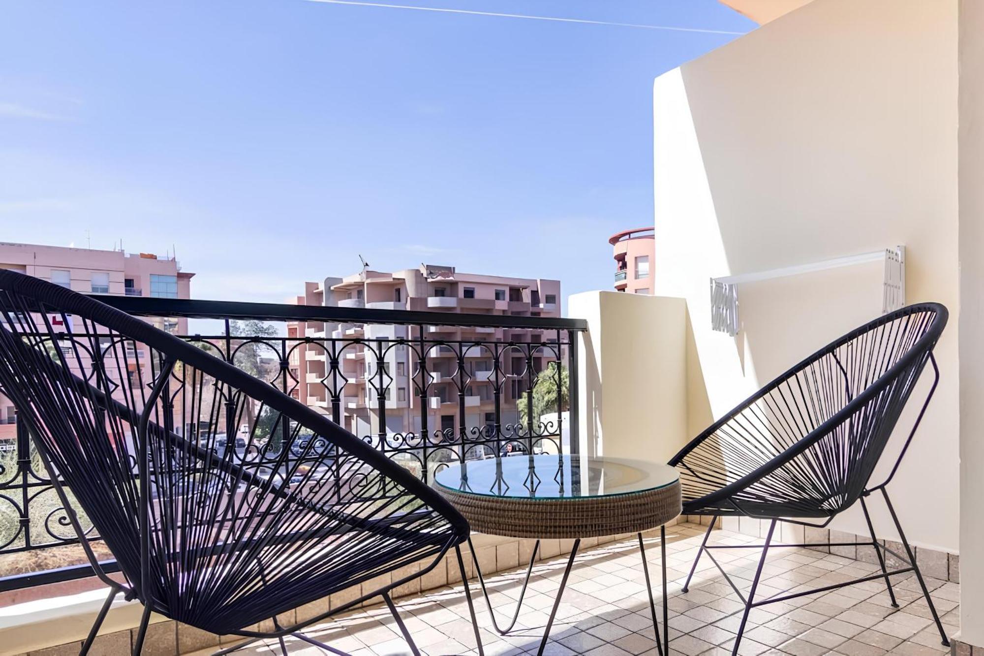 C-Appartement De Luxe Plein Centre De Gueliz Avec Piscine Parking Wifi Netflix Marrakesh Exterior photo